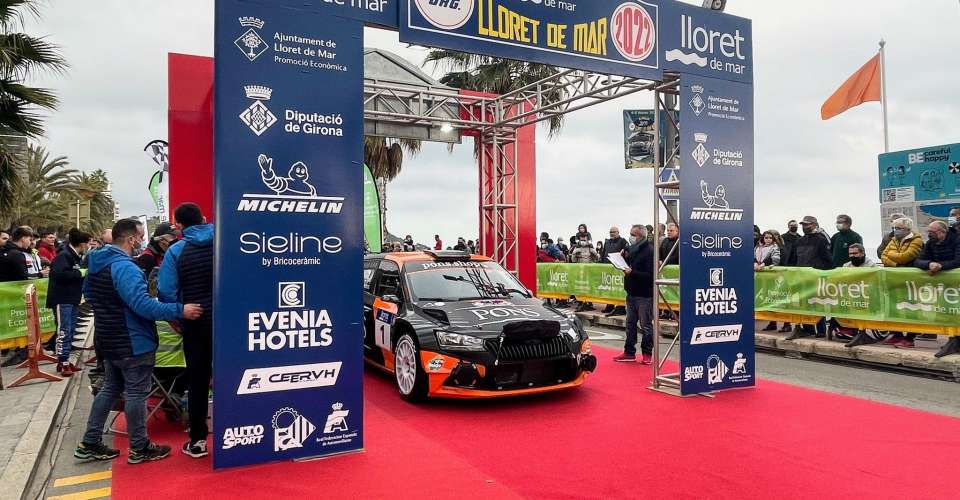 Ceremonia de salida del Rallye de Lloret de Mar 2022