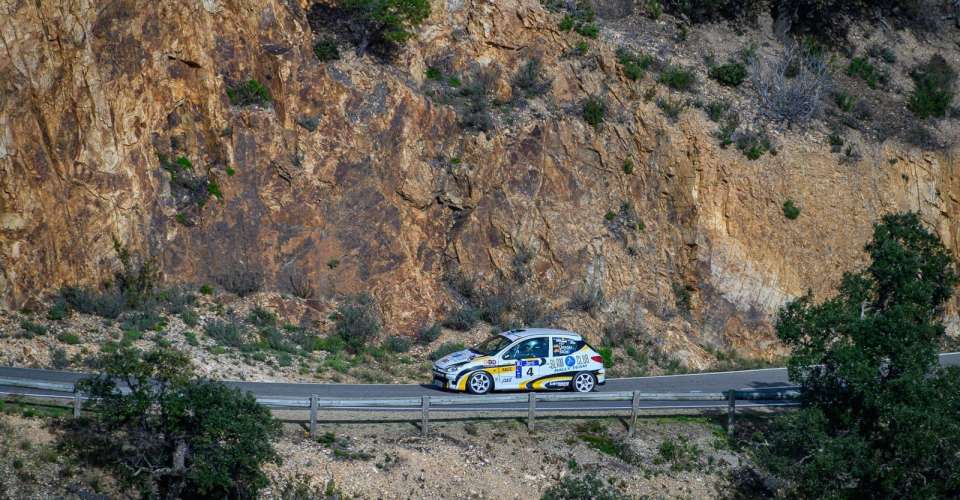 Luka Larrosa en el Rallye de Lloret de Mar 2021