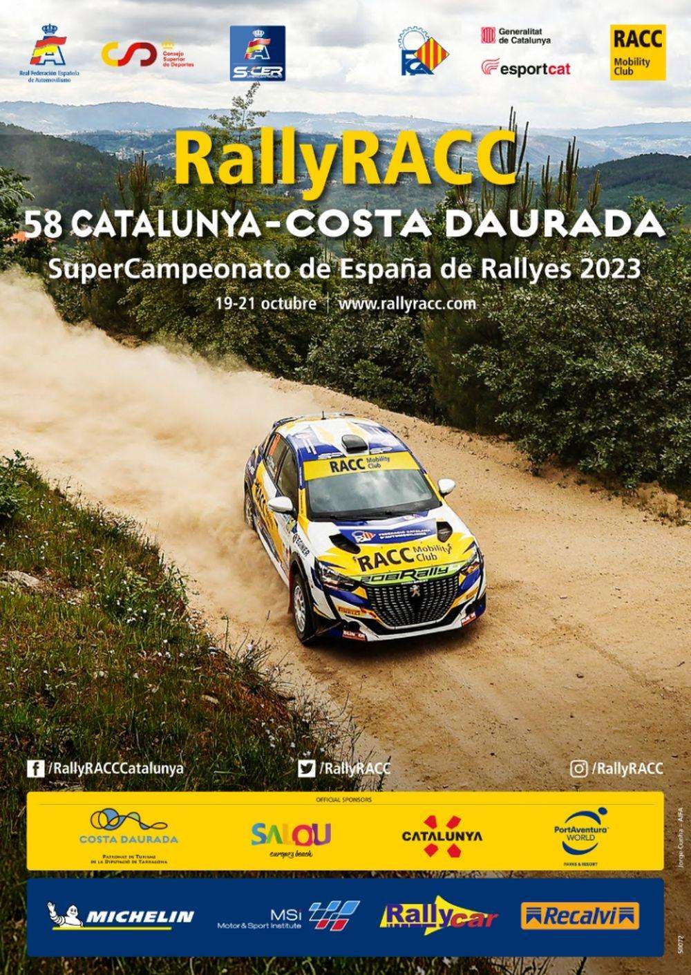 58 rallyracc cataluña costa dorada cartel