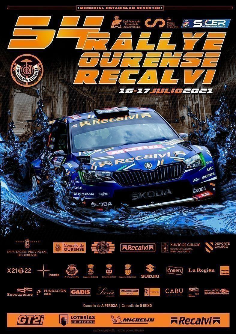 Este sábado disfruta del Rallye Ourense Recalvi en streaming