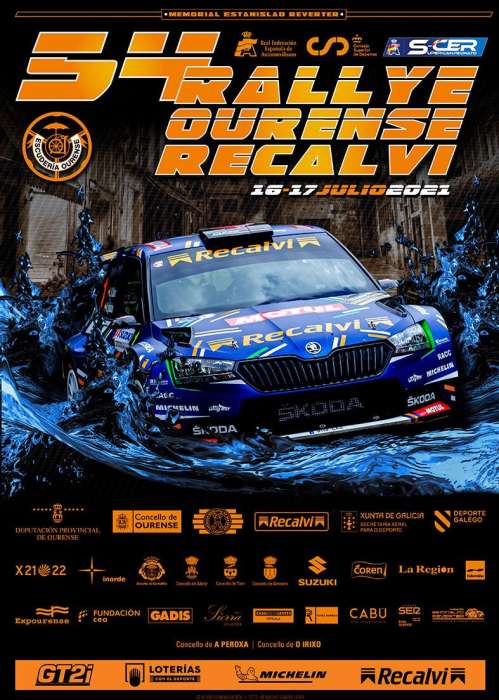 Este sábado disfruta del Rallye Ourense Recalvi en streaming